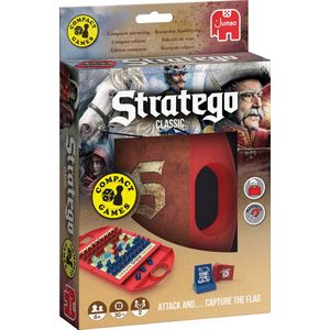 Stratego Compact - Reisspel voor onderweg - Leeftijd: vanaf 8 jaar - Geschikt voor 2 spelers