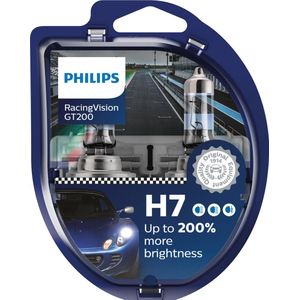 Philips - H7 - Reservelampen - Racing Vision - 12V 55W - 2 Stuks