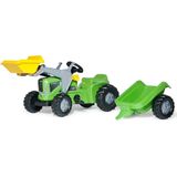 Rolly Toys 630035 RollyKiddy Futura Tractor met Lader en Aanhanger