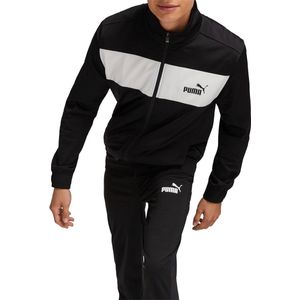 PUMA Poly Suit cl Heren Trainingspak - Zwart - Maat L