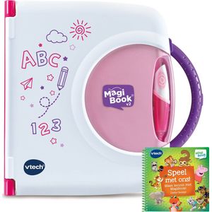 VTech Magibook Starter Pack Roze + demoboek - Interactief Activiteitenboek - vanaf 2 jaar - Educatief speelgoed