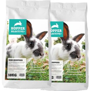 Hopper Selective Konijnenvoer - 2 x 10 kg