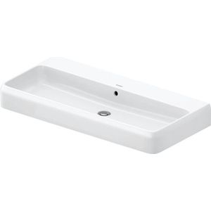 Duravit Qatego opzetwastafel, 1000x470mm, met overloop, gepolijst en geglazuurde onderzijde, 2382102028