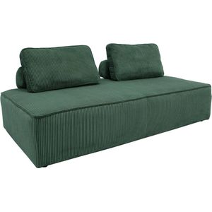 sweeek - 2-zits fauteuil voor modulaire corduroy bank