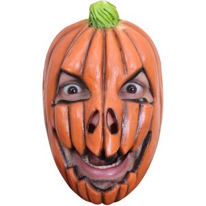 Partychimp Jack O'lantern Gezichts Masker Halloween Masker voor bij Halloween Kostuum Volwassenen - Latex - One-size