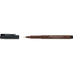 Faber-Castell fineliner - Pitt Artist Pen - F - donker sepia - FC-167275