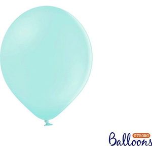 Ballonnen licht mint pastel 10 stuks - 30 cm