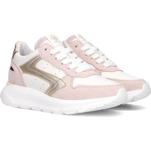 Pinocchio P1572 Lage sneakers - Leren Sneaker - Meisjes - Lichtroze - Maat 24