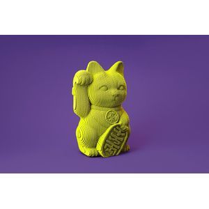 CARTONIC-3D puzzel- Lucky Cat-3D puzzel- Speelgoed- Puzzel-DIY- Creatief- Karton- Kinderen en volwassen- 3D- puzzel- kat