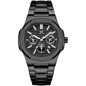 Soraro Chronograaf Horloge | Mannen horloge | Heren Horloge | Horloge Heren | Waterdicht | Zwart | 43 mm | Inclusief Verkleiner | Soraro