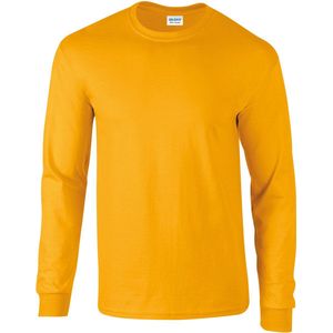 Gildan Ultra Cotton™ Classic Fit Adult Long Sleeve T-Shirt GI2400 - Gold - S