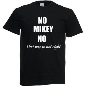Grappig T-shirt - No Mikey no - toto wolff - f1 - formule 1 - wereldkampioen - Max Verstappen - maat XL