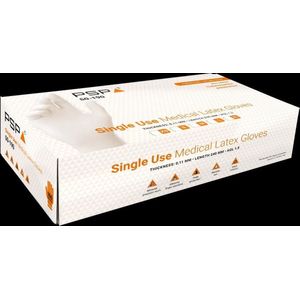 Latex wegwerphandschoen PSP 50-190 - poedervrij L