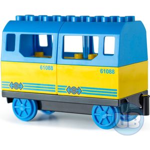 Wagon blauw aansluitend op bestaande treinen