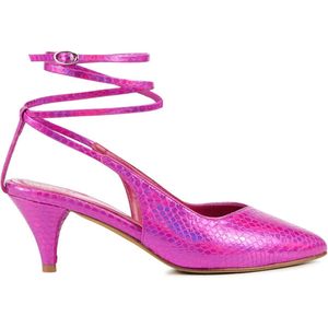 Toral - Nor - Damesschoenen - Fuchsia - Leer - Crocoprint