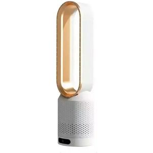 Boleen - Designer Fan - Ventilatoren - Ventilator Staand - Bladloos - Geluids Arm - Met Afstands Bediening - Intiligent - Ideal voor in de Woonkamer - Goud