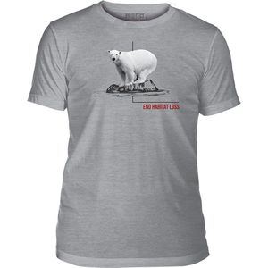 T-shirt End Habitat Loss Polar Bear Tri-Blend S