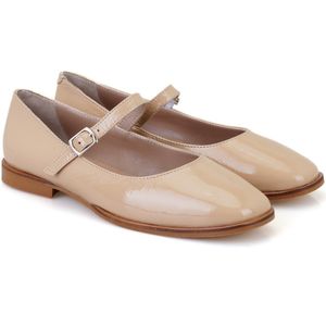 Desa Ballerina's Imitatieleer Nude Vrouwen Schoenpunt: Nez rond Maat: 36 EU