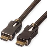 ROLINE HDMI Ultra HD Kabel met Ethernet, M/M, zwart, 5 m