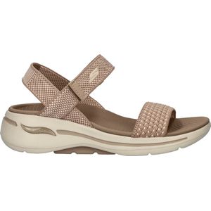 Skechers Arch Fit Go Walk dames sandaal - Taupe - Maat 37
