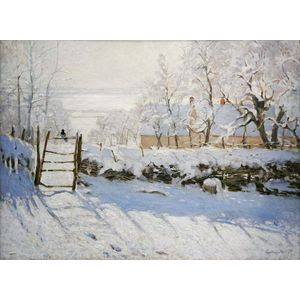 Bluebird Claude Monet - The Magpie, 1868-1869 -  Puzzel 4000 stukjes