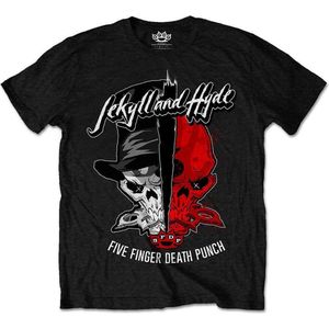 Five Finger Death Punch - Jekyll & Hyde Heren T-shirt - L - Zwart