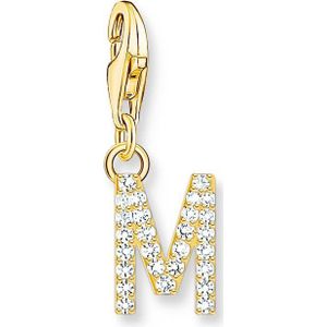 Thomas Sabo - 1976-414-14 - Charm - Dames - 925er Zilver geel verguld - Letter M