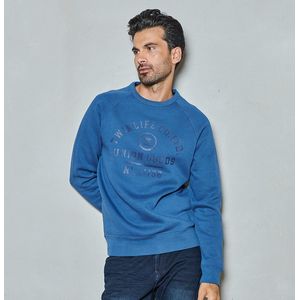 Twinlife Trui Sweater Tw24304 Dark Denim Mannen Maat - 3XL