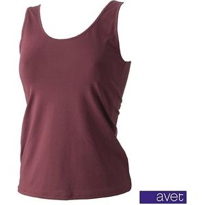 Avet dames hemd microfiber 7591 - L - Bordeaux