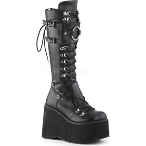 DemoniaCult - KERA-200 Plateau Laarzen - US 10 - 40 Shoes - Zwart