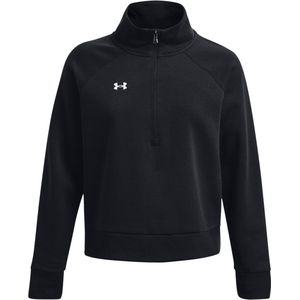 Under Armour UA Rival Fleece HZ Dames Trui - Zwart - Maat M