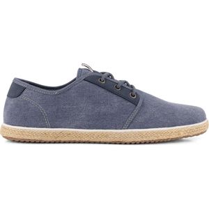 NoGRZ W.B.Griffin - Canvas heren espadrilles met veters - Blauw - Maat 45