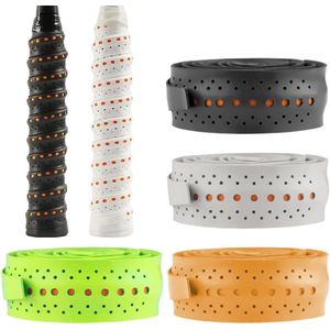 4 stuks zelfklevende gripband voor tennisrackets, padel- en badmintonrackets van antislip rubber