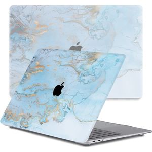 Lunso - cover hoes - MacBook Air 13 inch (2020) - Marble Ariel - Vereist model A2179 / A2337