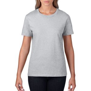 Basic ronde hals t-shirt grijs voor dames - Casual shirts - Dameskleding t-shirt grijs M (38/50)