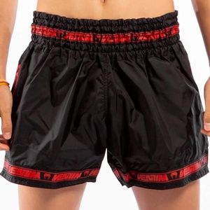 Venum PARACHUTE Muay Thai Kickboks Broekjes Zwart Rood XXL - Jeans size 36