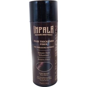 Impala Hair Thickener Fiber Dark Brown - Poeder - Donker Bruin