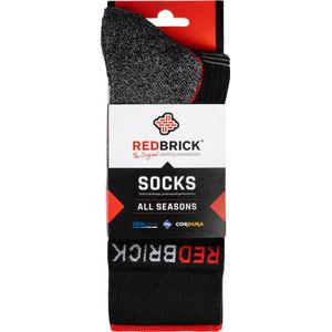 9-PACK REDBRICK ALLSEASONS werksokken maat 43-46