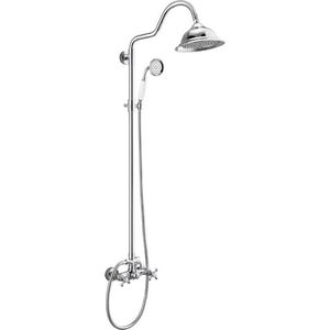 SILLA Regendouche Set - ééngreeps Doucheset - Uittrekbare Doucheset met Handdouche + Regendouchekop - Chroom