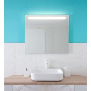 SENSEA - LED badkamerspiegel met verlichting 19W ESSENTIAL - Spiegellamp B.80 x H.70 cm - 4000K