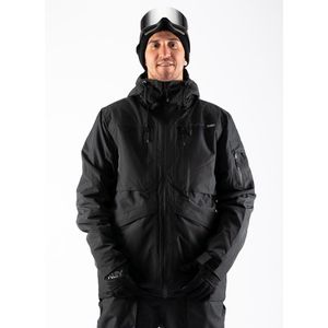 1080 ASH-T Mens Snowjacket | Zwart | L | Wintersport Snowboard Ski Kleding