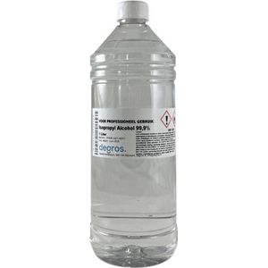 Degros - Isopropyl Alcohol - 1 liter -Isopropanol - 99,9% Zuiver - IPA