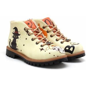 Goby Spooky Boo – Dames Veterboot – Vegan – Handgemaakt – Maat 40