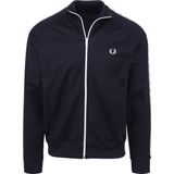 Fred Perry Taped Track Jacket Carbon Blauw - Maat L - Heren