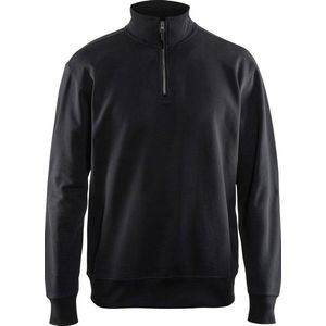 Blaklader Sweatshirt met halve rits 3369-1158 - Zwart - L