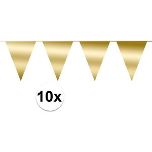 Slinger Vlaggenlijn Goud 100 Meter Verjaardag Slinger Voor Binnen En Buiten