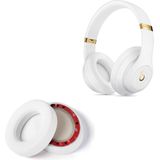 Beats By Dr. Dre Studio 2 en Beats Studio 3 hoge kwaliteit lederen vervangende oorkussens (wit) - earpads - ear pads.