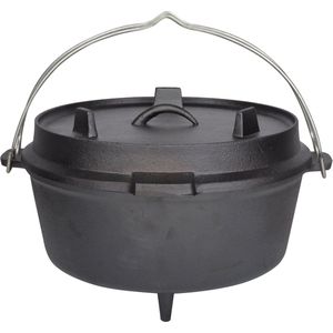 Esschert Design - Dutch Oven 6,5L Kampvuurpot 12 - Dutch oven - Staal - Zwart