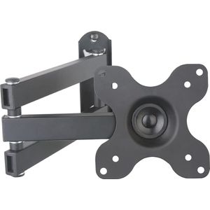 Universele TV-muurbeugel 19-32 inch - Uitschuifbaar, Zwenk- en Kantelfunctie - Ideaal voor LED LCD Plasma TV's - VESA 75/100