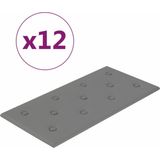 vidaXL-Wandpanelen-12-st-2,16-m²-60x30-cm-kunstleer-grijs